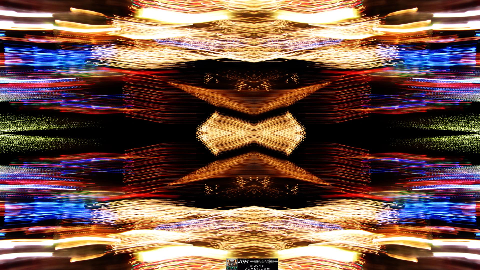 Wakefield Holiday Lightshow 2013 Quadroscopic long exposure artwork